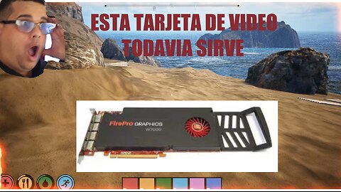 Tarjeta de video Fire pro w7000 UNA TARJETA VIEJA PARA JUGAR