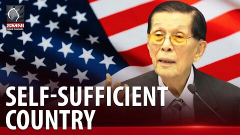 Enrile to America: It is the only country that is self-sufficient