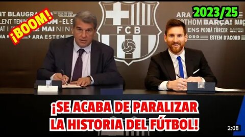 BOMBAZO HISTÓRICO! ¡LAPORTA ACABA de ANUNCIAR la VUELTA de MESSI al BARÇA! NOTICIAS DEL BARÇA HOY