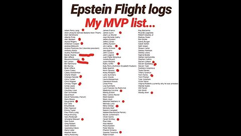 liberal democrat bill clinton appears 50x at jeffrey epstein flight log list 1-3-24 Liberal Hivemind