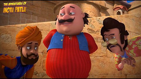 Terrorist In Jaisalmer | Hindi Cartoon | Motu Patlu | New Episodes | S13 | #spot