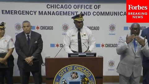 US Secret Service And Chicago Public Safety Officials Provide DNC Security Press Briefing