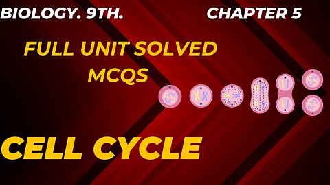 Cell cycle,chapter 5, biology class 9 , exercise solution,