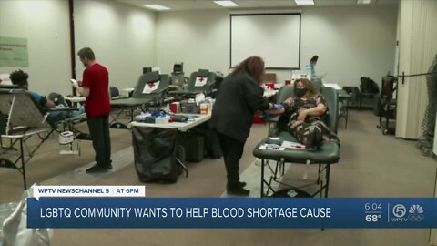 LGBTQ+ advocates call for change as nation faces blood donation shortage