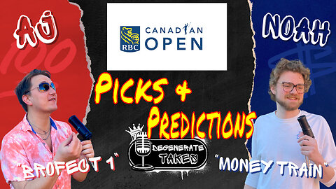 RBC Open Picks & MLB Whip Around