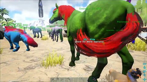 Flying my Pteranodon on ARK: Survival Evolved