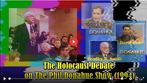 (mirror) Bradley R. Smith and David Cole vs. Michael Shermer --- The Phil Donahue Show (1994)