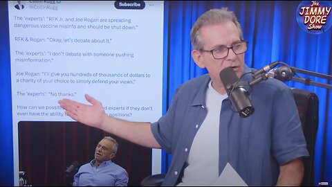 Jimmy Dore - Joe Rogan Challenges Pro-Vaxx Dr. Peter Hotez to Debate RFK Jr.!