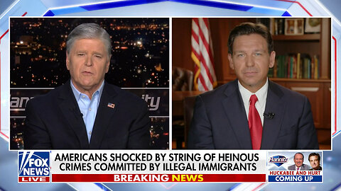 Gov. Ron DeSantis: Our Border Problem Was Created By Biden On His First Day In Office