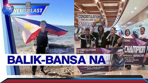 Pinakabatang Pinoy World Champion sa Jetski Racing, balik-bansa na