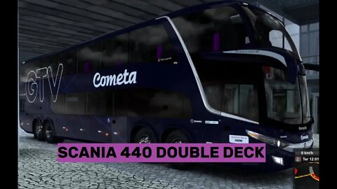 VIAGEM BELO HORIZONTE ITABIRA - ETS 2 - SCANIA 440 DOUBLE DECK