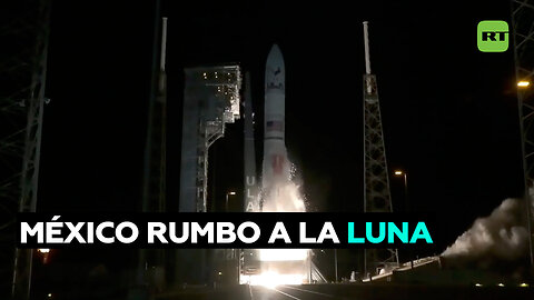 México rumbo a la Luna: lanzan desde EE.UU. la primera misión comercial hacia el satélite