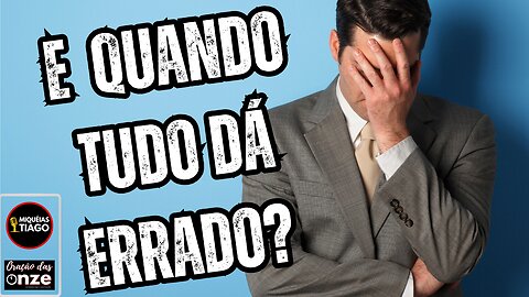 🔴 (Ao vivo) como fazer quando as coisas começam a dar errado - Miquéias Tiago