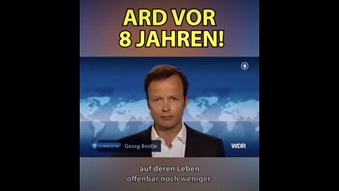 ARD VOR 8 JAHREN!