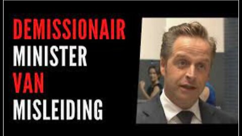 Crisis Compilatie - Demissionair minister van misleiding