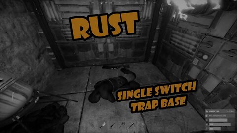 Rust Single Switch Trap Base