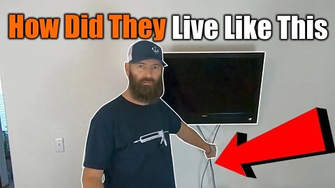 How To Install Power And HDMI Wires In The Wall For a Flat Screen TV | THEHANDYMAN |