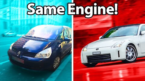 5 Cars You'd Never Guess Shared Engines!!