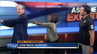 Ask the Expert: Lower back support