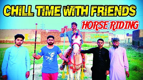 Horse Riding 🐴 #funy video 😂# chil with friends