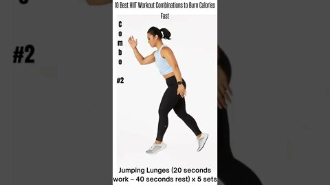 10 Best HIIT Workout Combinations to Burn Calories Fast #shorts