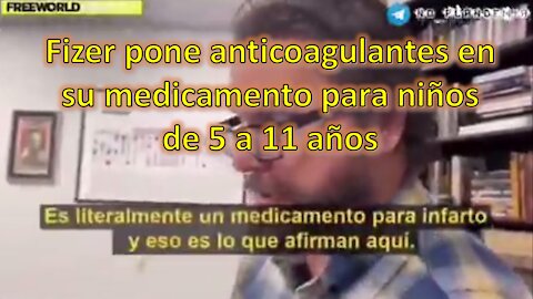 Fizer pone anticoagulantes para niños de 3 a 11 años.