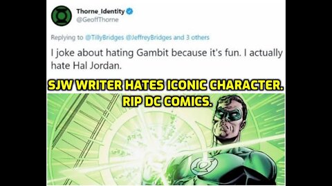 BLEEDING COOL HIT PIECE ON NEW GREEN LANTERN WRITER THAT HATES HAL JORDAN - NINJA KNIGHT