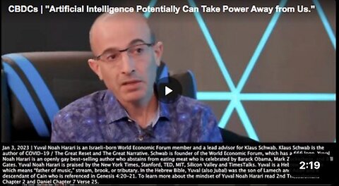 World Economic Forum’s top advisor Yuval Noah Harari revealed AI can take control over humanity