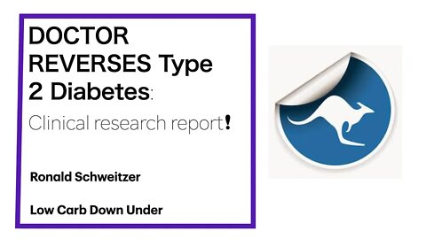 Ronald Schweitzer Part 1: Type 2 Diabetes--Clinical research report