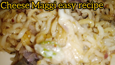 Cheese maggi recipe