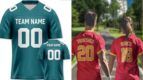 Custom Football Jersey Personalized Football with Your Team Name Your Number Gift for Men Women Yout