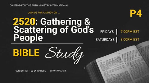 2520: Scattering & Gathering of God's People [Part 4] #CFMI