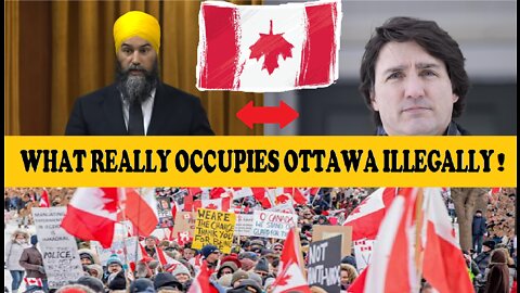 What Is Really Occupying Ottawa? According to Jagmeet Singh "Freedom Convoy" is Terrorizing Canada.