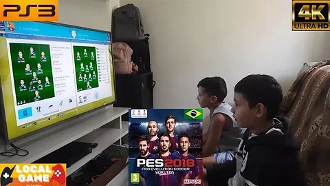 PES 2018 multiplayer local de Playstation 3 revanche