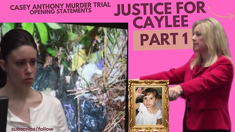 Casey Anthony Trial: The Tragic Story of Caylee Anthony/Prosecution Opening Statements Part 1