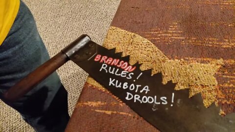 DIY Rustic Decor A custom saw blade for good friends