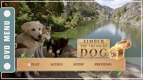 Timber the Treasure Dog - DVD Menu