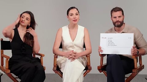 Gal Gadot, Alia Bhatt & Jamie Dornan Answer The Web's Most Searched Questions