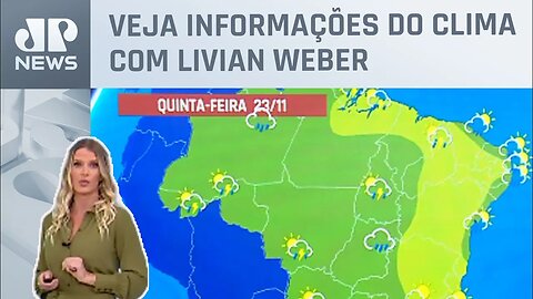 Alerta para fortes chuvas no RS e partes das regiões Sudeste e Nordeste | Previsão do Tempo