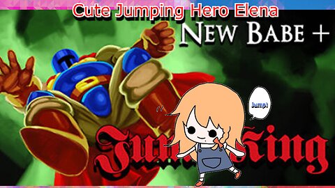 Cute Jumping Vtuber Elena Yunagi Vs Jump King NewBabe+