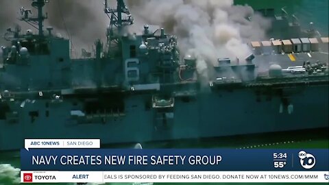 Navy creates new fire safety group