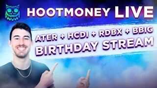 🔴 LIVE -- HOOTMONEY TURNS 25 -- ATER, BBIG, RDBX, HCDI, MULN, BRQS, AMC, GME STOCK COVERAGE