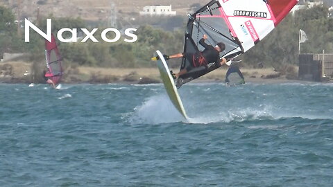 Naxos : Windsurfing Road Trip to Naxos, Greece island