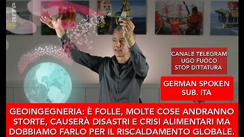 GEOINGEGNERIA: È FOLLE, CAUSERÀ DISASTRI MA DOBBIAMO FARLO PER IL RISCALDAMENTO GLOBALE