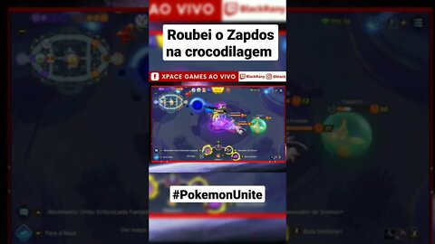 Roubei o Zapdos na crocodilagem #facebookgaming #pokemonunite #shorts