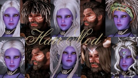 Skyrim Hairs Mods LE/SE (NO HDT NO SMP)