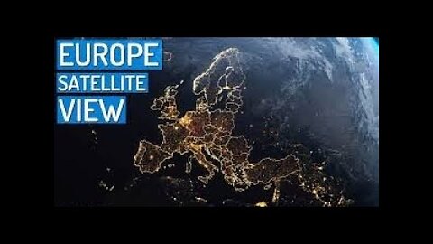 Europe Satellite view|