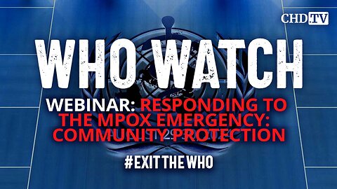 WHO WATCH: Responding to the Mpox Emergency — Community Protection | Sept. 4