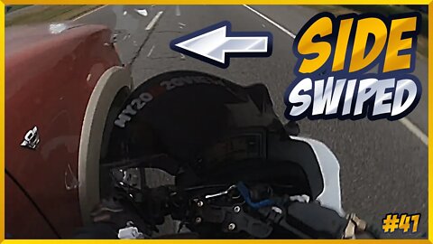 BIKER SIDE SWIPED | BIKE, MOTORCYCLE CRASHES & CLOSE CALLS 2022 [Ep.#41]