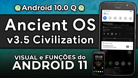 ROM AncientOS v3.5 CIVILIZATION | Android 10.0 Q | A ROM MAIS BONITA! COM VISUAL DO ANDROID 11!